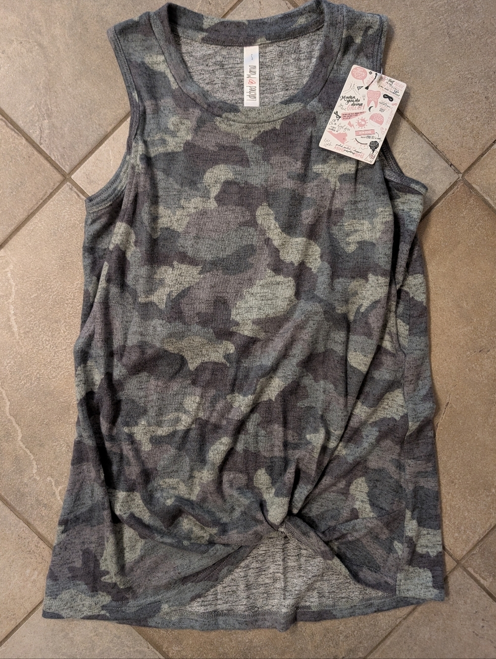 Latched Mama Camo Nursing Tank